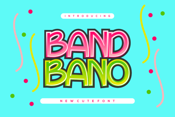 Bandbano Font: A Cute Display Typeface for Web Design