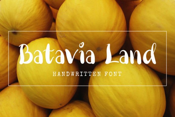 Batavia Land: A Stylish Display Font for Editorial Design