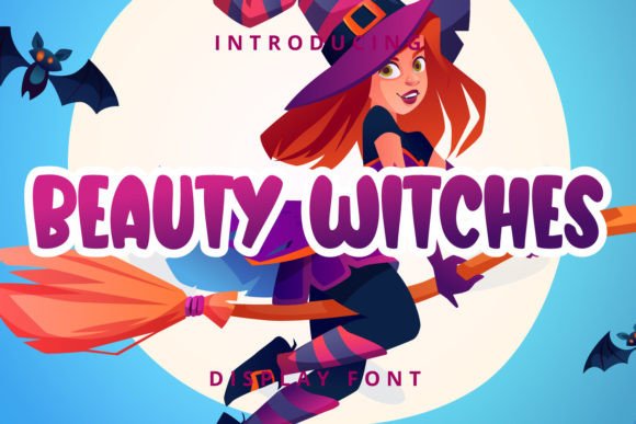 Beauty Witches Font: A Cute Display Typeface for Branding