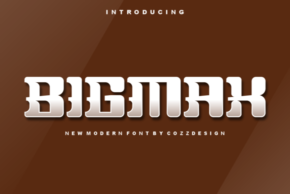 Bigmax: A Quirky Display Font for Modern Web Design