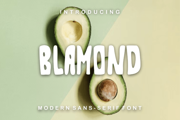 Blamond: A Modern Display Font for Elegant Branding