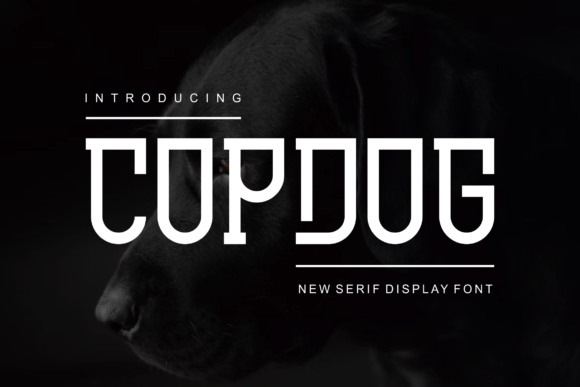 Copdog: A Modern Display Font for Digital Brands