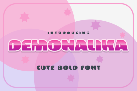 Demonalika: A Fun Display Font for Modern Branding