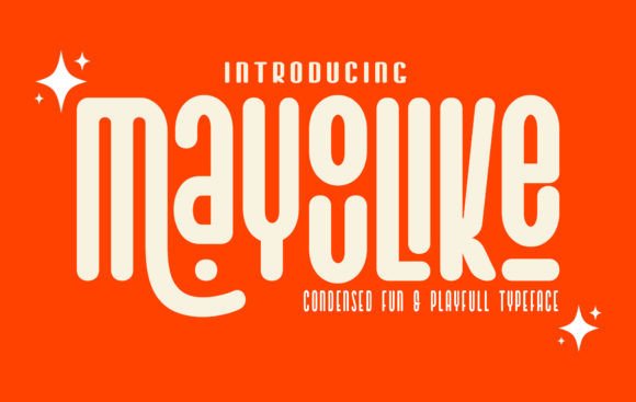 Designing Joyful Web Layouts with Mayoulike Display Fonts