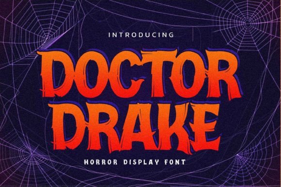 Doctor Drake: A Horror Display Font for Bold Branding