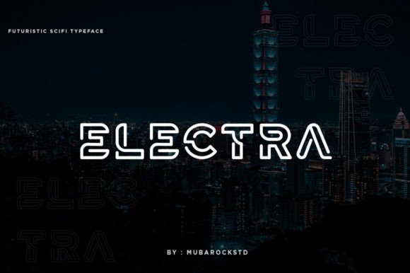 Electra: The Modern Minimalist Display Font for Crafters