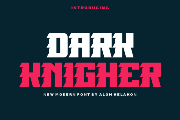 Elevate Your Brand with Dark Knigher Display Font