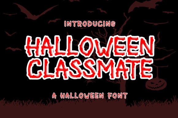 Halloween Classmate: The Bold Display Font for Viral Campaigns