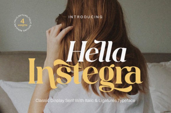 Hella Instegra: A Stylish Display Font for Modern Campaigns