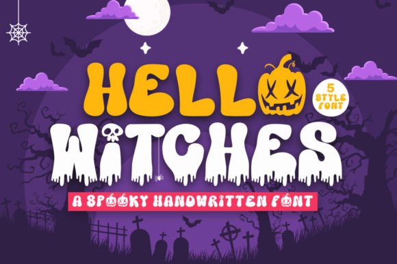 Hello Witches Typeface Review: A Scary Cute Display Font