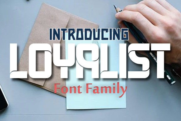 Loyalist: A Stylish Display Font for Editorial Design