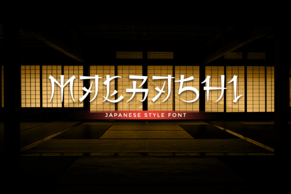 Maebashi: A Japanese-Style Display Font for Elegant Branding