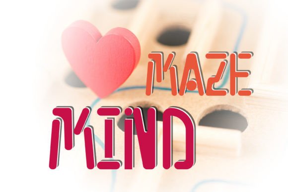 Maze Mind: The Quirky Display Font for Bold Campaigns
