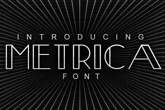 Metrica: The Retro Display Font for Bold Branding