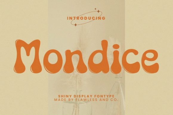 Mondice: The Retro Display Font for Bold Branding
