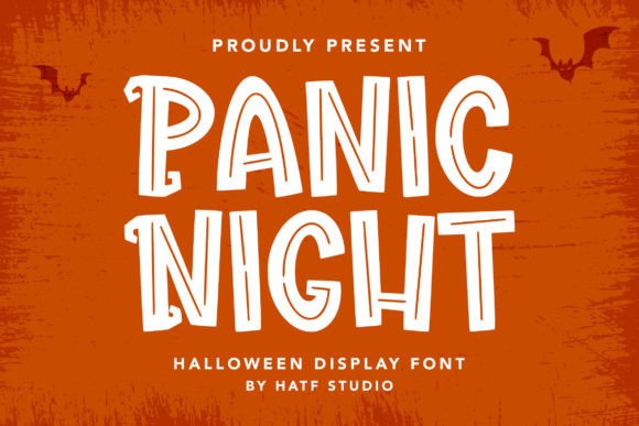 Panic Night: A Quirky Display Font for Makers