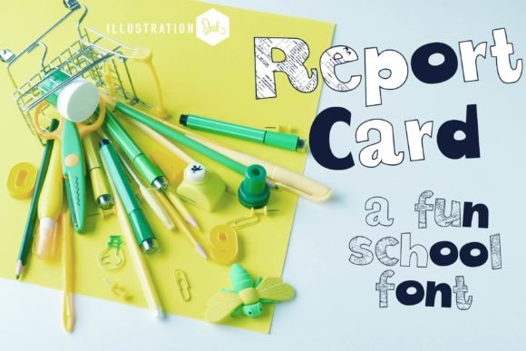 Report Card: A Playful Display Font for Web Design