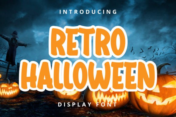 Retro Halloween: A Cute Display Font for Seasonal Campaigns