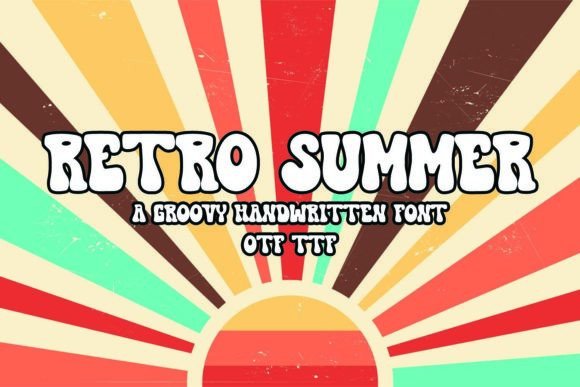 Retro Summer: A Groovy Display Font for Bold Campaigns