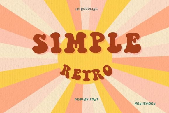Simple Retro: A Groovy Display Font for Modern Web Design