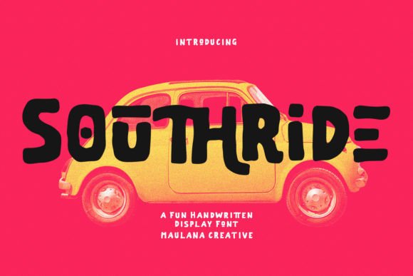 Southride Font: A Quirky Display Typeface for Branding