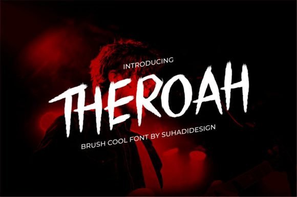 Theroah: The Ultimate Horror Brush Font for Bold Designs