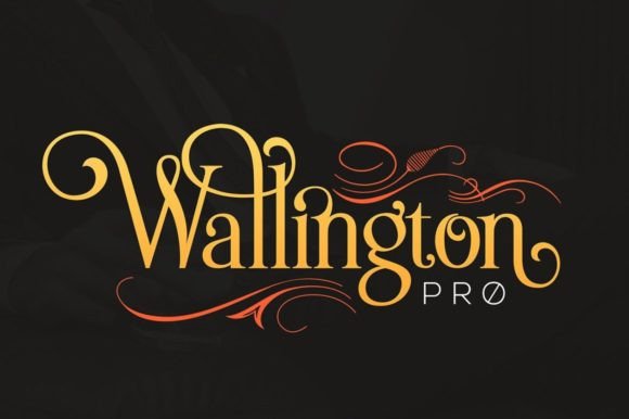 Wallington Pro: The Ultimate Display Font for Elegant Branding